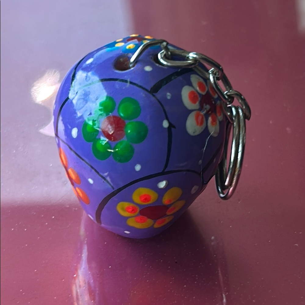 Colorful Skull Keychain - Picture 3 of 4